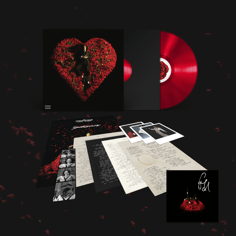 Superache von Conan Gray - Ruby Red Translucent LP + Signed Insert jetzt im Conan Gray Store