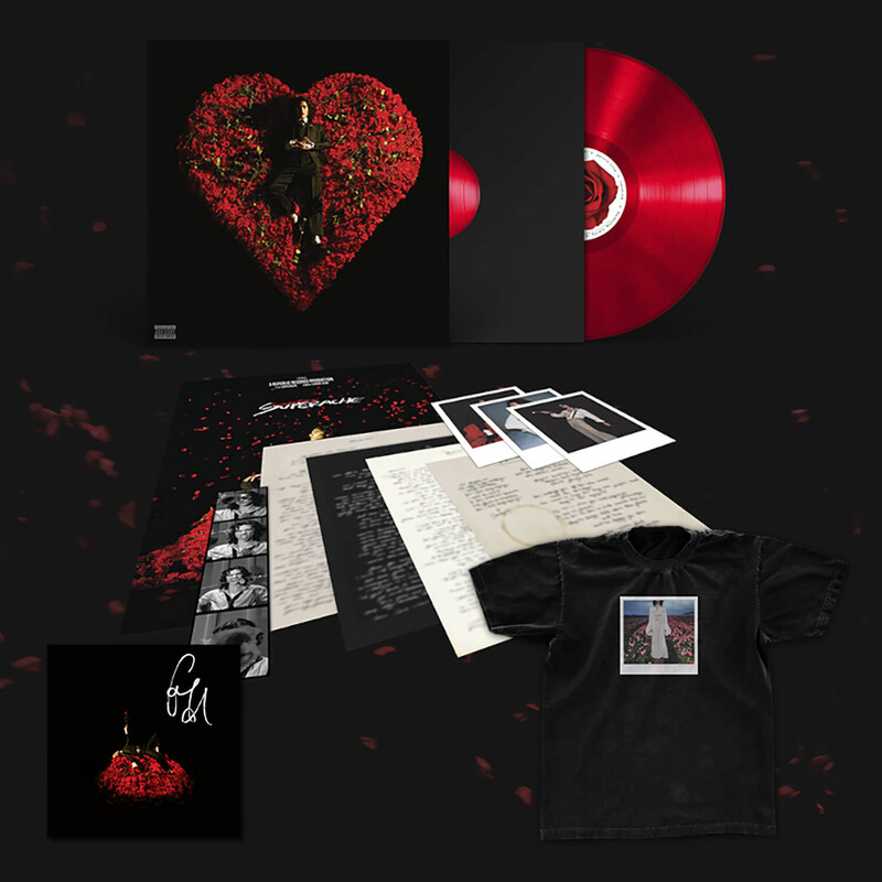 Superache von Conan Gray - Ruby Red Translucent Vinyl LP + T-Shirt + Signed Insert jetzt im Conan Gray Store