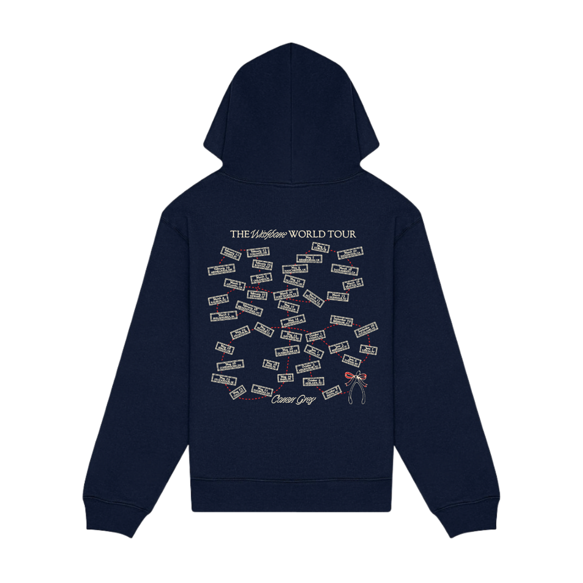 Conan Gray The Wishbone World Tour Navy Hoodie Hoodie 440599